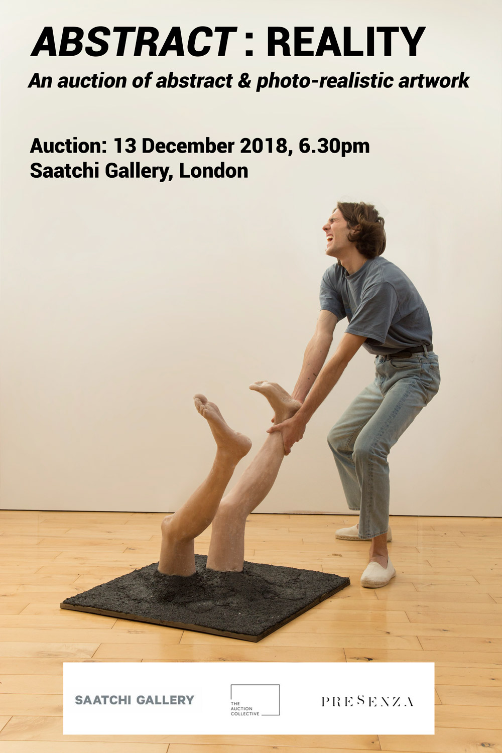 6th to 13th of December 2018 at the Saatchi Gallery / London. The auction will take place at 7.00 pm on Thursday, 8th of December.